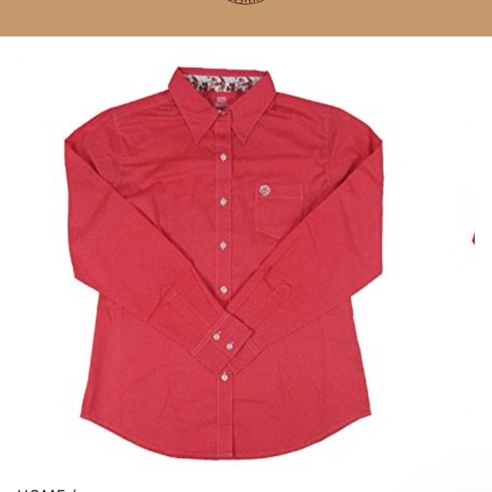 George Strait Wrangler Women’s xl western button down shirt
